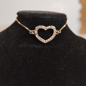 The Swarovski Crystal Elements Silver Overlay Slider Pendant Bracelet